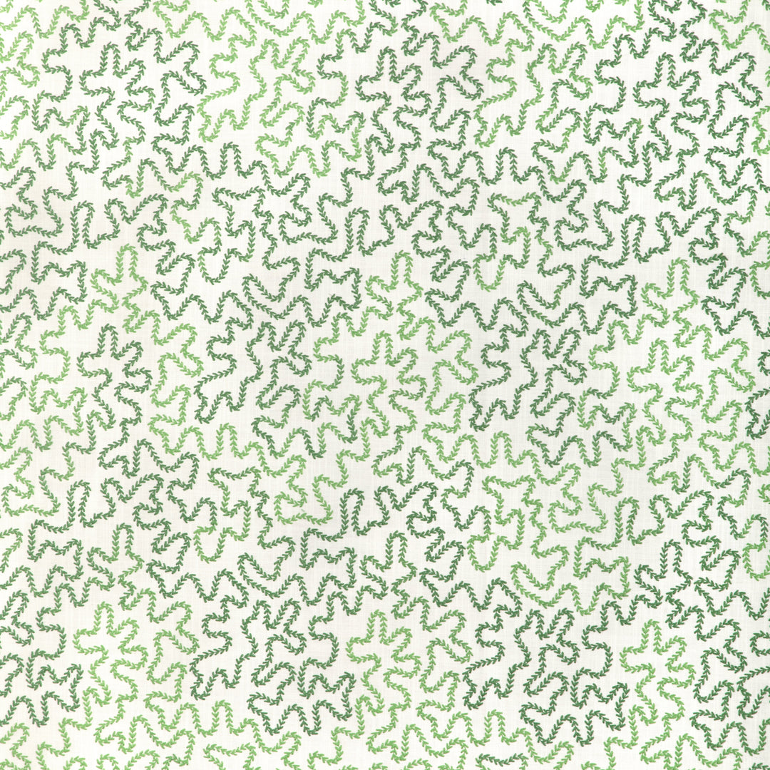 Brunschwig & Fils Fabric Bramble Emb - Leaf