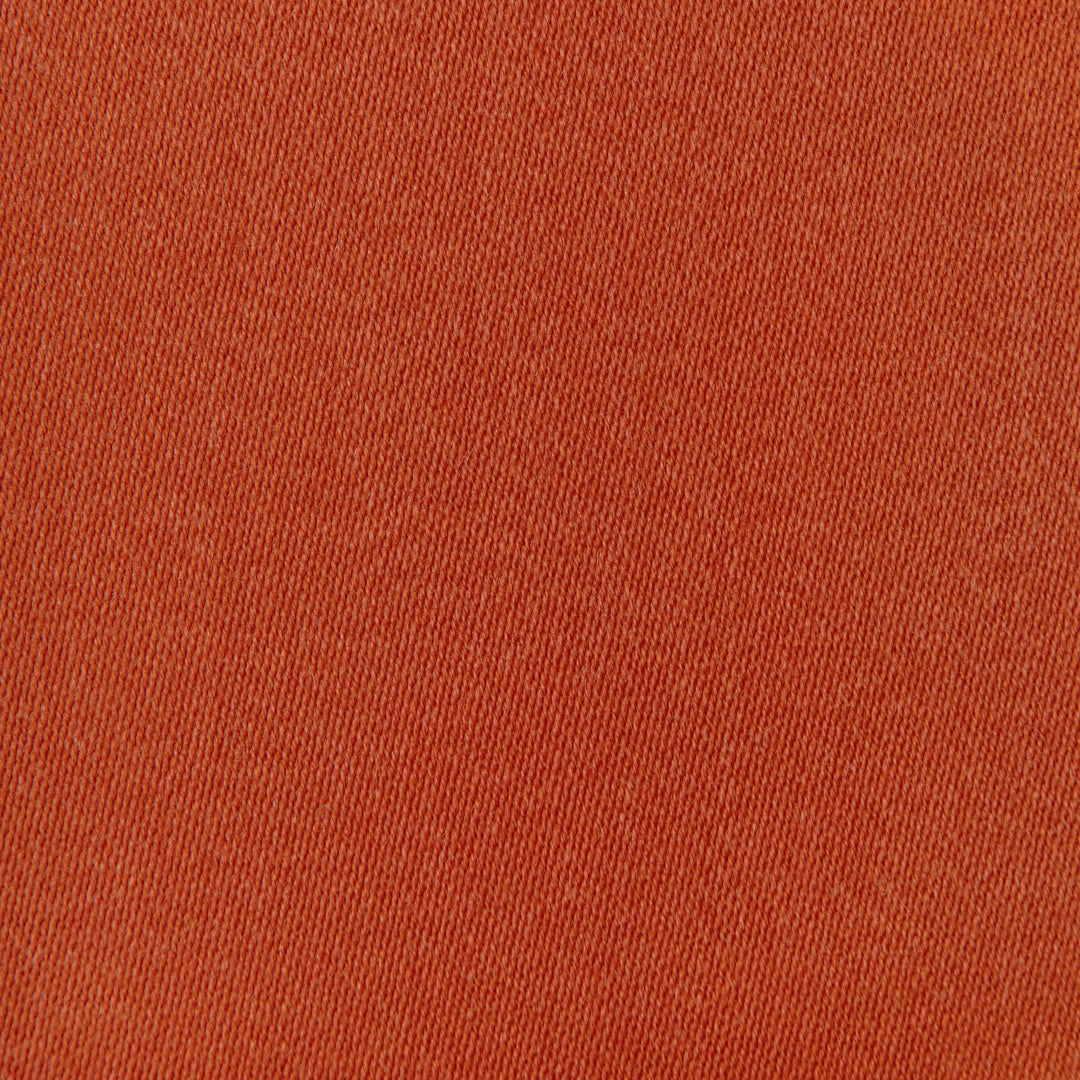 Brunschwig & Fils Fabric Athena Wool Satin - Orange