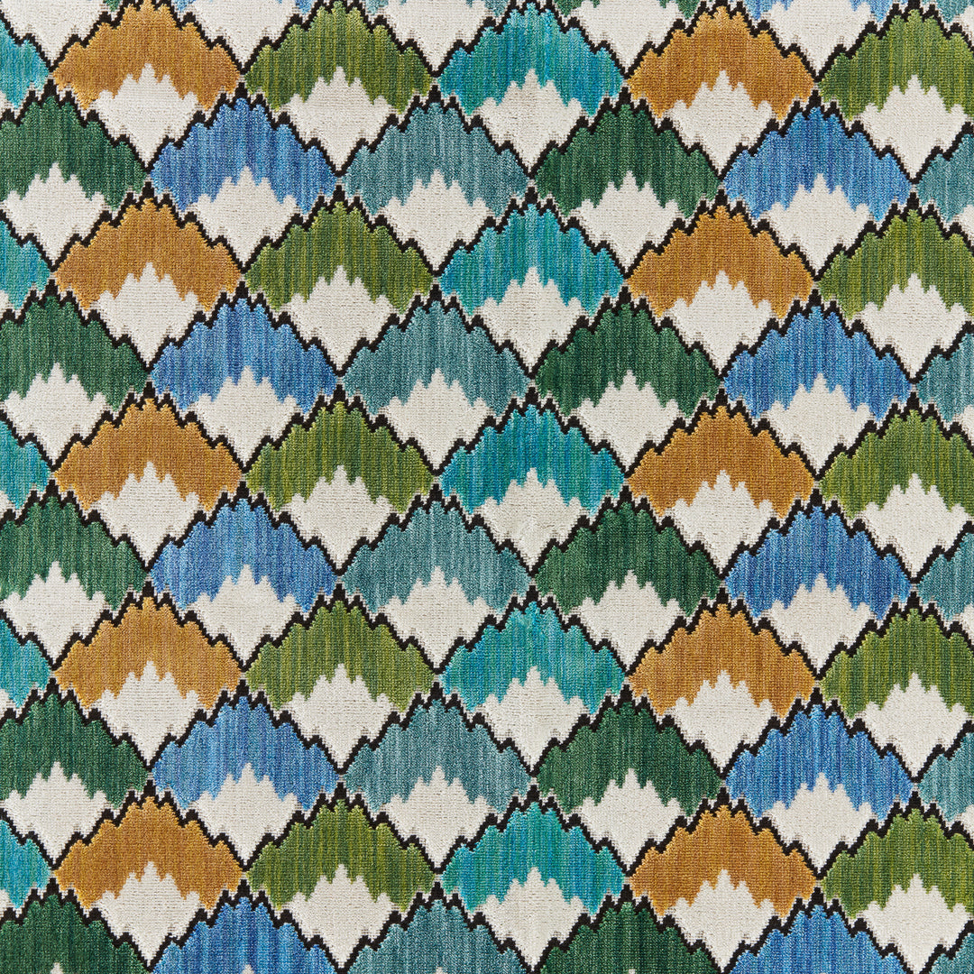 Brunschwig & Fils Fabric Marais Velvet - Marine