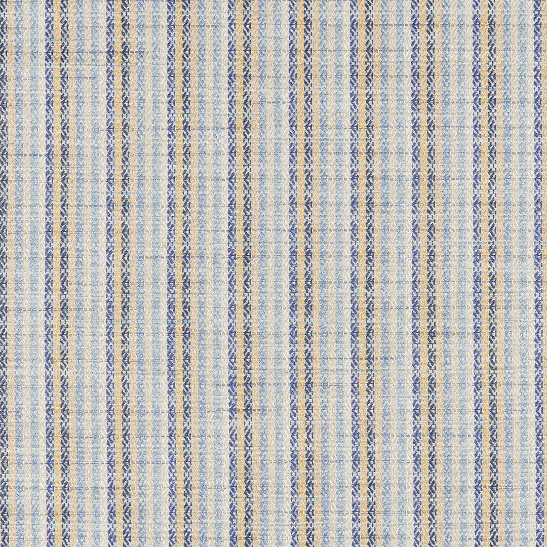 Brunschwig & Fils Fabric Moret Weave - Blue/Gold