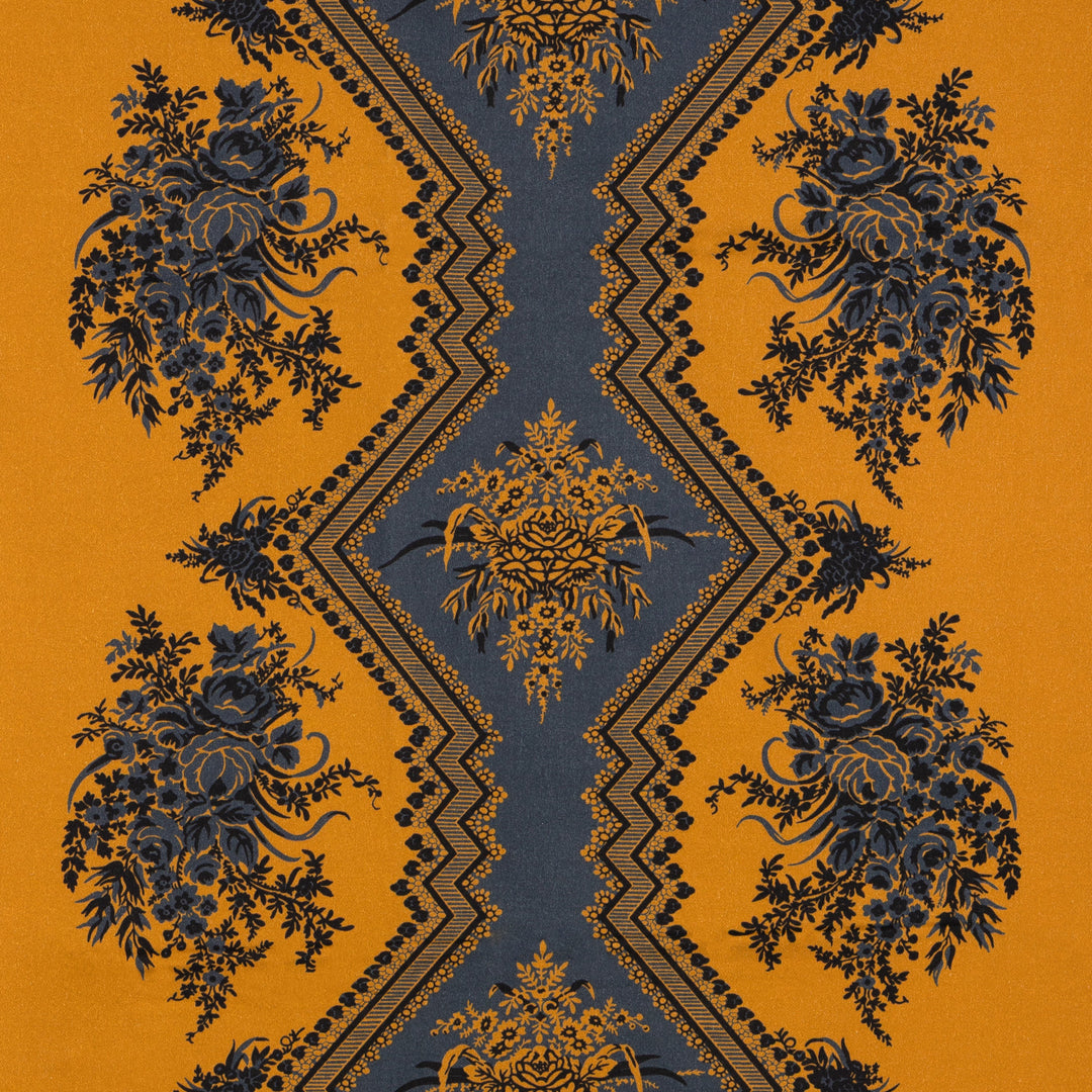 Brunschwig & Fils Fabric Coppelia Satin - Cognac