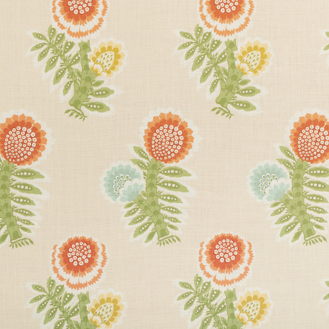 Brunschwig & Fils Fabric Kumaly Print - Terracotta