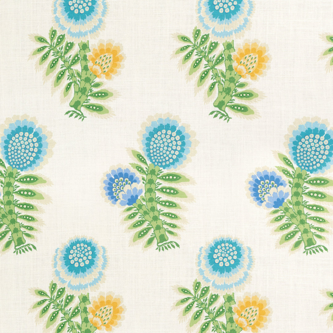 Brunschwig & Fils Fabric Kumaly Print - Marine