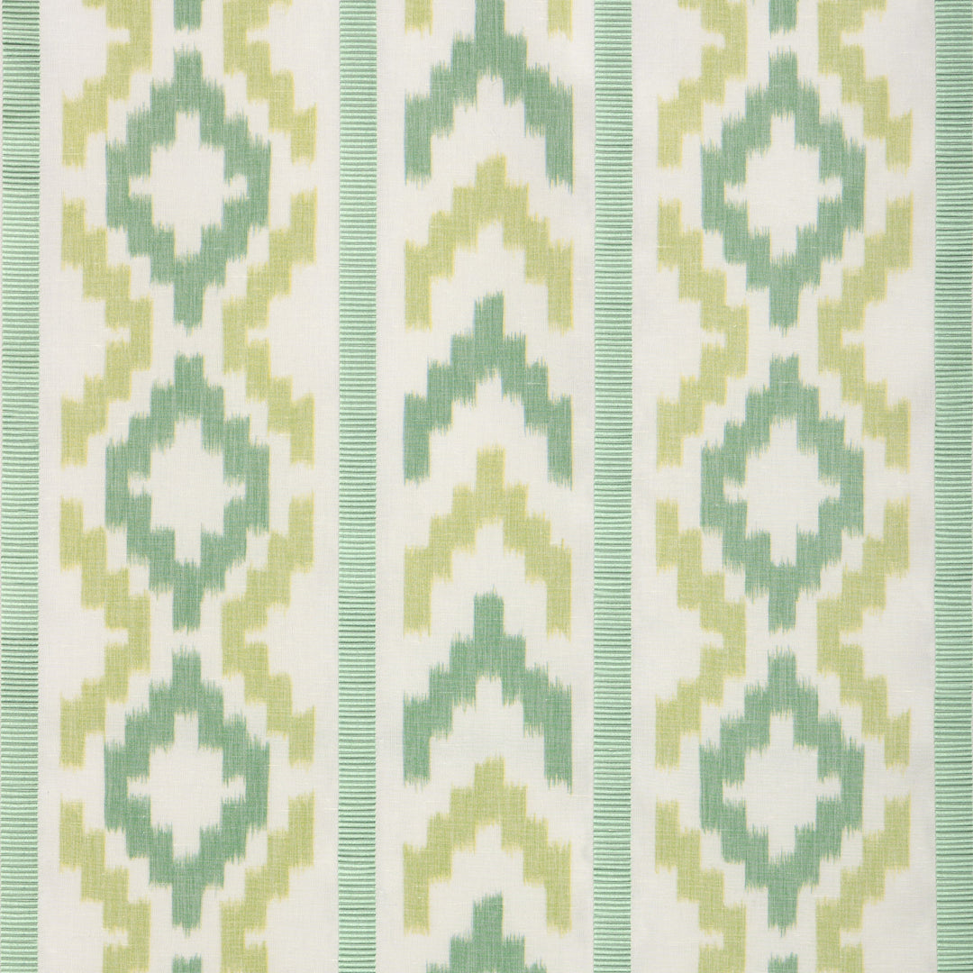 Brunschwig & Fils Fabric Sarlat Warp Print - Vert