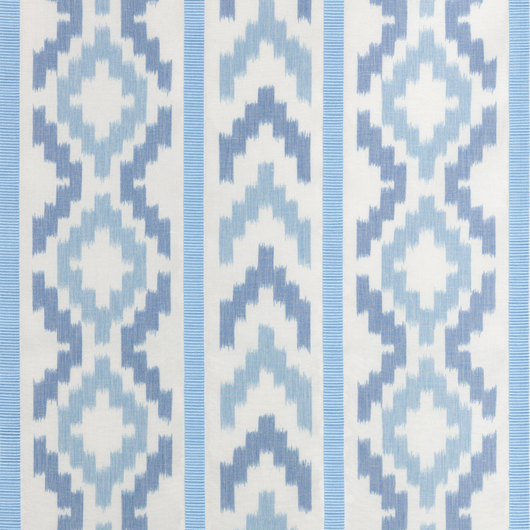 Brunschwig & Fils Fabric Sarlat Warp Print - Blue