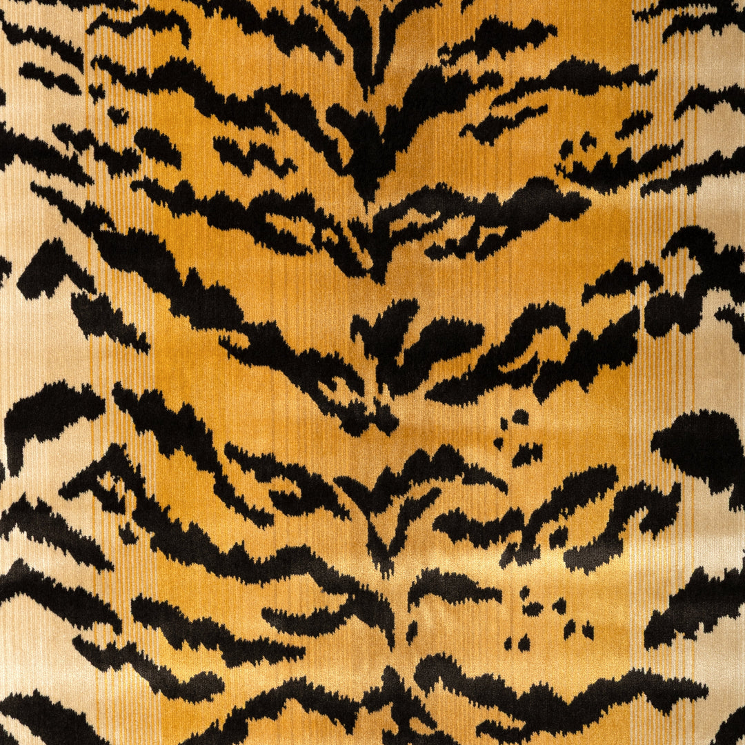 Brunschwig & Fils Fabric New Tiger Velvet - Natural