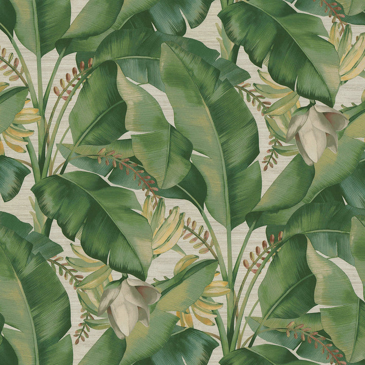 Among Fronds Aloe 802680 by Tommy Bahama Home Designer Fabric - 100% Cotton PERU 29000 Horizontal: 13.5 and Vertical: 25.25 54 - Swanky Fabrics -