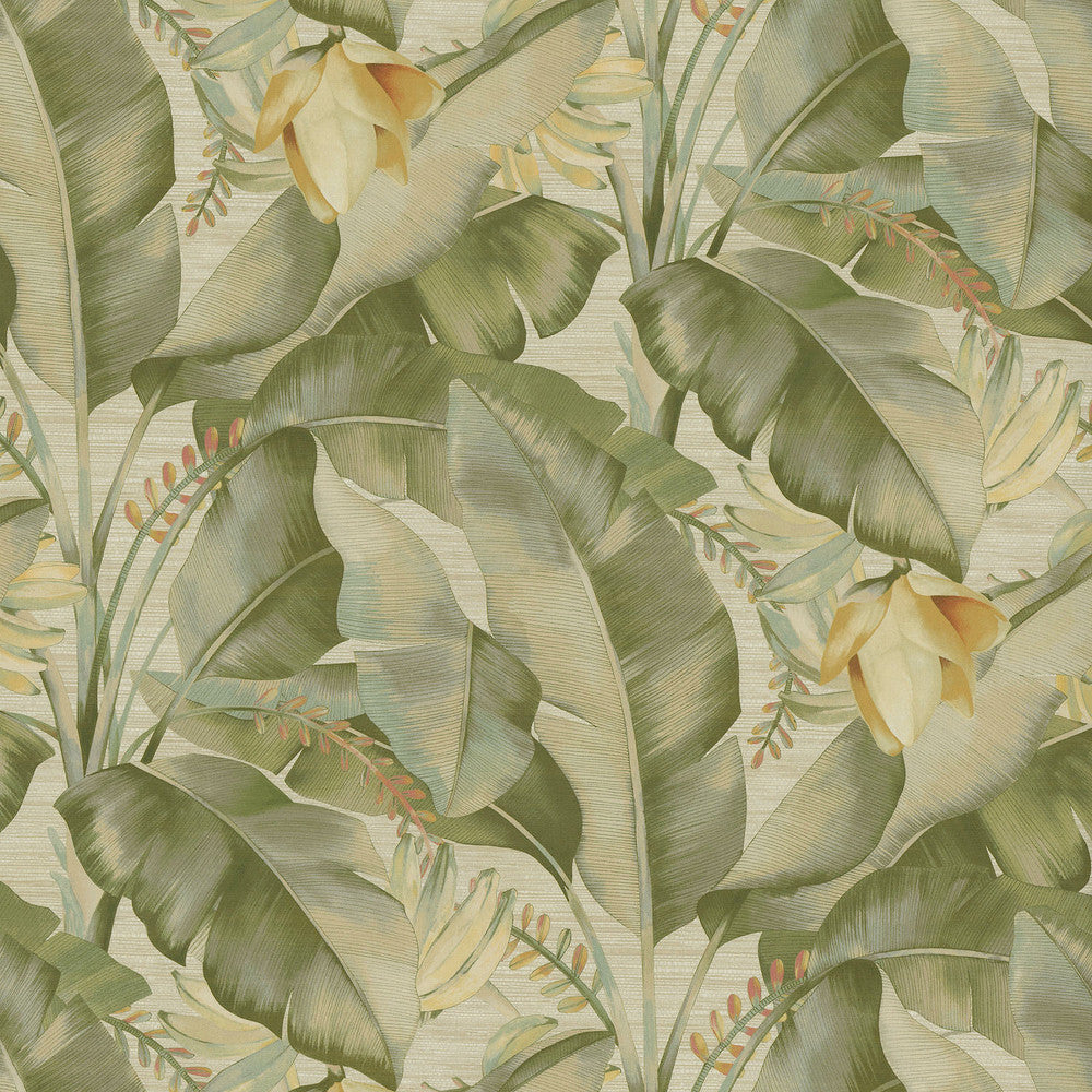 Among Fronds Meadow 802681 by Tommy Bahama Home Designer Fabric - 100% Cotton PERU 29000 Horizontal: 13.5 and Vertical: 25.25 54 - Swanky Fabrics -