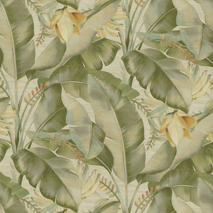 Among Fronds Meadow 802681 by Tommy Bahama Home Designer Fabric - 100% Cotton PERU 29000 Horizontal: 13.5 and Vertical: 25.25 54 - Swanky Fabrics -