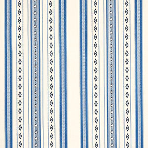Schumacher Fabric Dakota Stripe Blue 80271