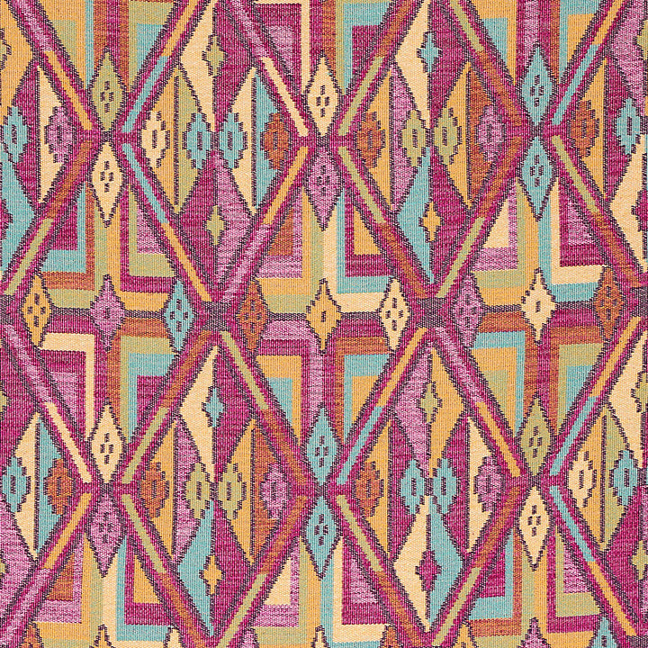 Kuzma Magenta 80280 by Schumacher Designer Fabric BOHEMIA COTTON 45% LINEN 10% ITALY MARTINDALE 20,000 </p><p>Repeat: Horizontal: 27 1/3" (69CM) and Vertical: 27" (69CM) 56 - Swanky Fabrics -