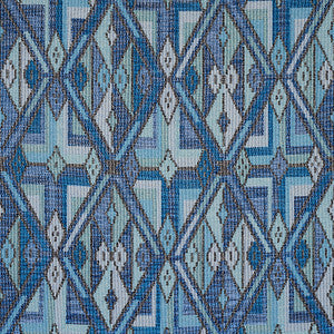 Schumacher Fabric Kuzma Blue 80281