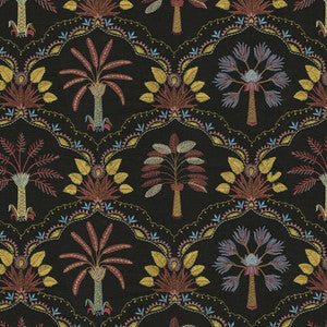 Tommy Bahama Home Fabric Daintree Emb Noir 802912