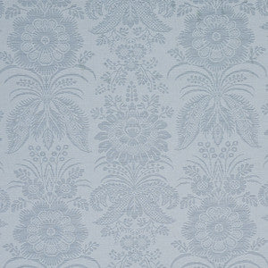 Schumacher Fabric Greta Damask Blue 80420