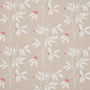 Schumacher Fabric Lilla Embroidery Ivory On Neutral 80431