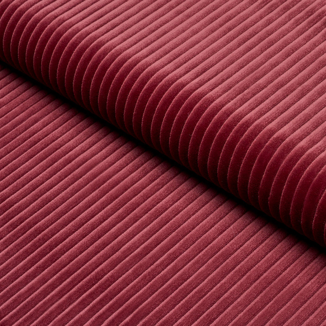 Schumacher Fabric Wyatt Corduroy - Merlot