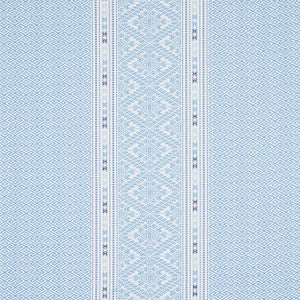 Schumacher Fabric Ruiz Jacquard Sky 80611