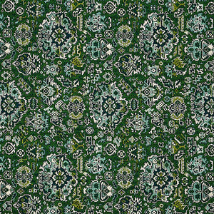 Schumacher Fabric Pallay Epingle Emerald 80620