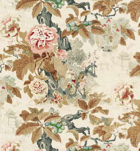 Lee Jofa Fabric Chinese Lantern Browns