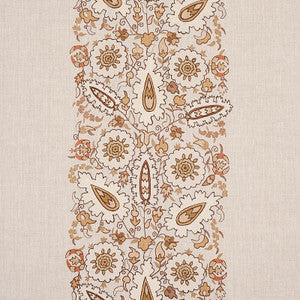 Schumacher Fabric Anatolia Embroidery Natural 80752