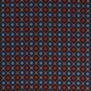 Schumacher Fabric Larissa Navy 80770