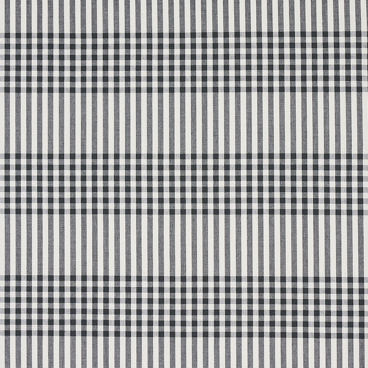 Bergen Plaid Slate 80800 by Schumacher Fabric Schumacher Fabric Bergen Plaid Slate 80800Fabric COTTON 100% INDIA </p><p>Repeat: H: HORZ. 1/2" (1CM), V: VET. 5 2/5" (13CM) 54" (137CM) - Fabric Carolina -