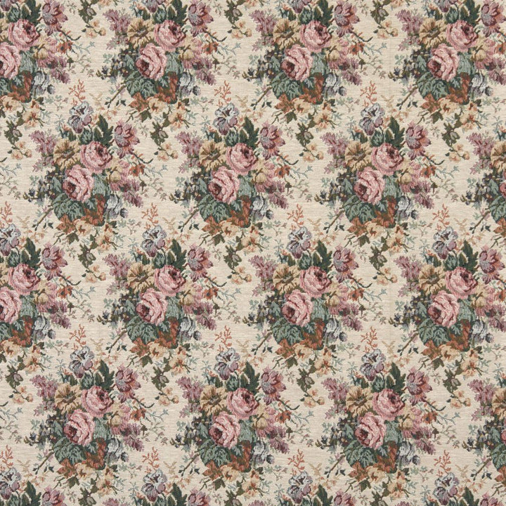8120 Antique Rose by Charlotte Designer Fabric Tapestry Treasures III 47% Polyester, 28% Cotton, 25% Olefin Asia Exceeds 100,000 Wyzenbeek Rubs (Heavy Duty) </p><p>Repeat: Horizontal: 7.0" x Vertical: 11.0" 54 Inches - Swanky Fabrics -