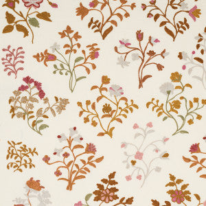 Schumacher Fabric Raleigh Embroidery Autumn 81430
