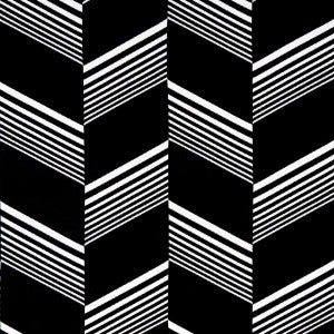 Schumacher Fabric Jessie Cut Velvet Black & White 81573