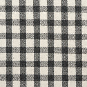 Schumacher Fabric Galt Wool Check Charcoal 81612