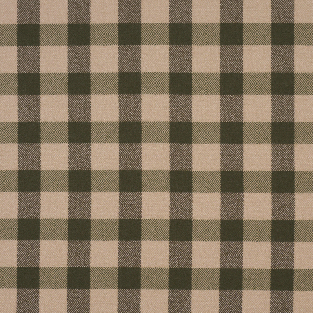 Schumacher Fabric Galt Wool Check - Hunter