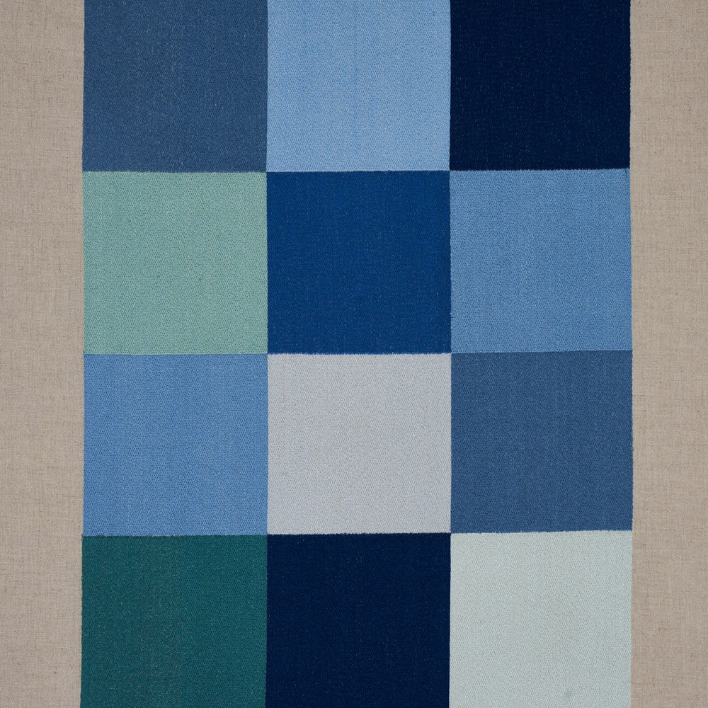 Embroidered Tile Blue 81831 by Schumacher Fabric Schumacher Fabric Embroidered Tile Blue 81831Fabric LINEN 35% INDIA </p><p>Repeat: H: HORZ. 51 1/5" (130CM), V: VERT. 31 1/2" (80CM) 51 1/5" (130CM) - Fabric Carolina -