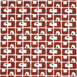 Schumacher Fabric Den Applique Clay 82031