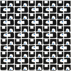 Schumacher Fabric Den Applique Carbon 82032