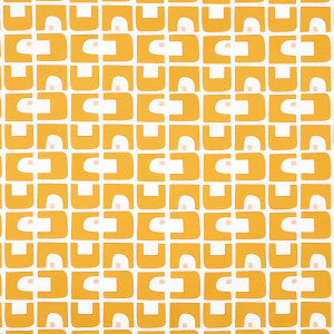Schumacher Fabric Den Applique Ochre 82033