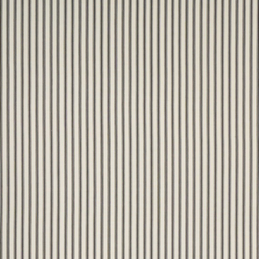 Schumacher Fabric Marquet Ticking Stripe - Carbon