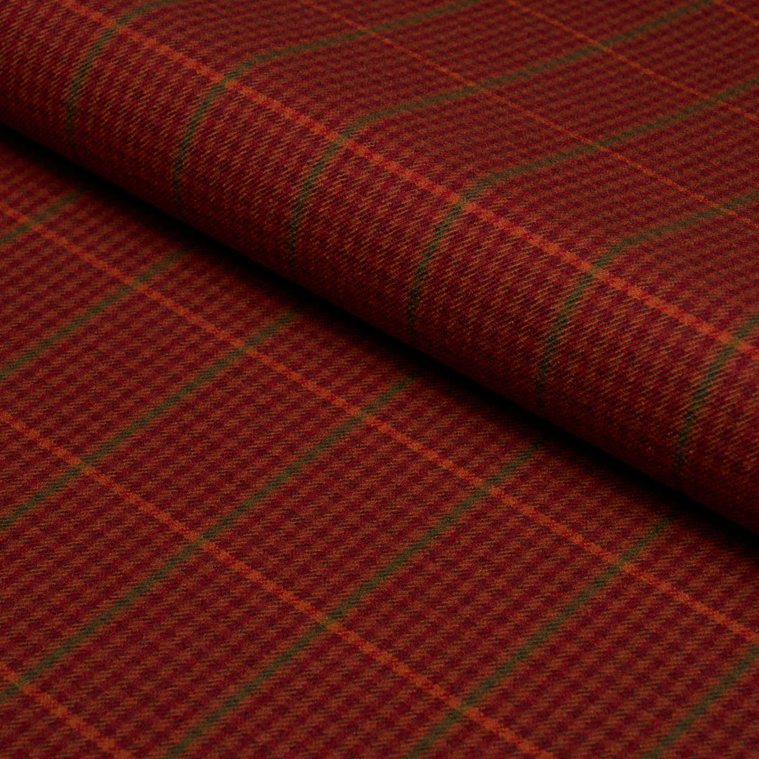 Schumacher Fabric Aldridge Wool Houndstooth - Cider