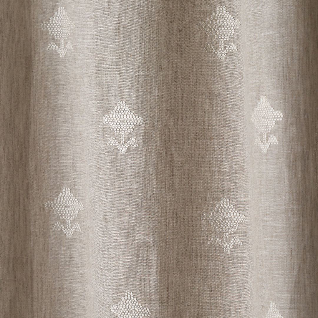 Schumacher Fabric Rubia Sheer - Natural