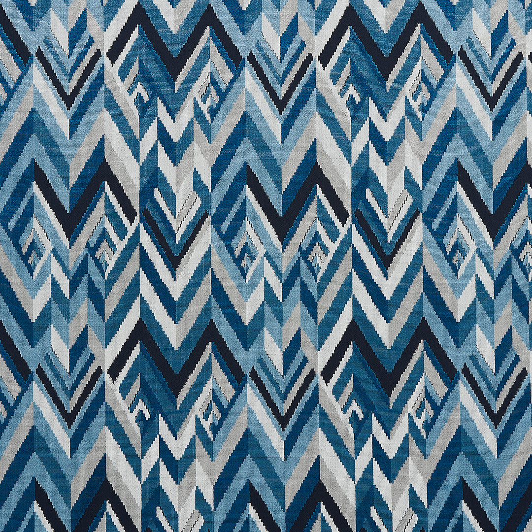 Schumacher Fabric Taylor Velvet - Lapis