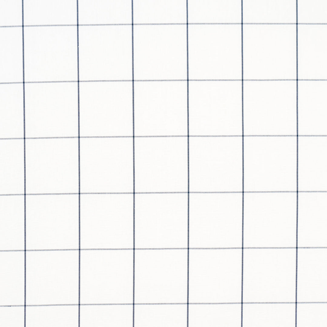 Schumacher Fabric Woodman Check - Indigo