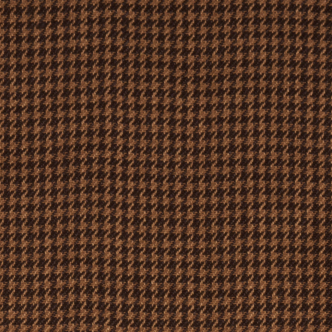Schumacher Fabric Lotti Linen Houndstooth - Brown