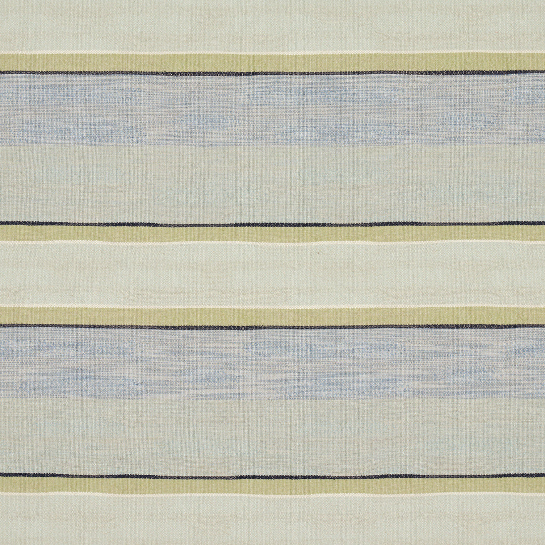 Schumacher Fabric Pikes Stripe - Aegean