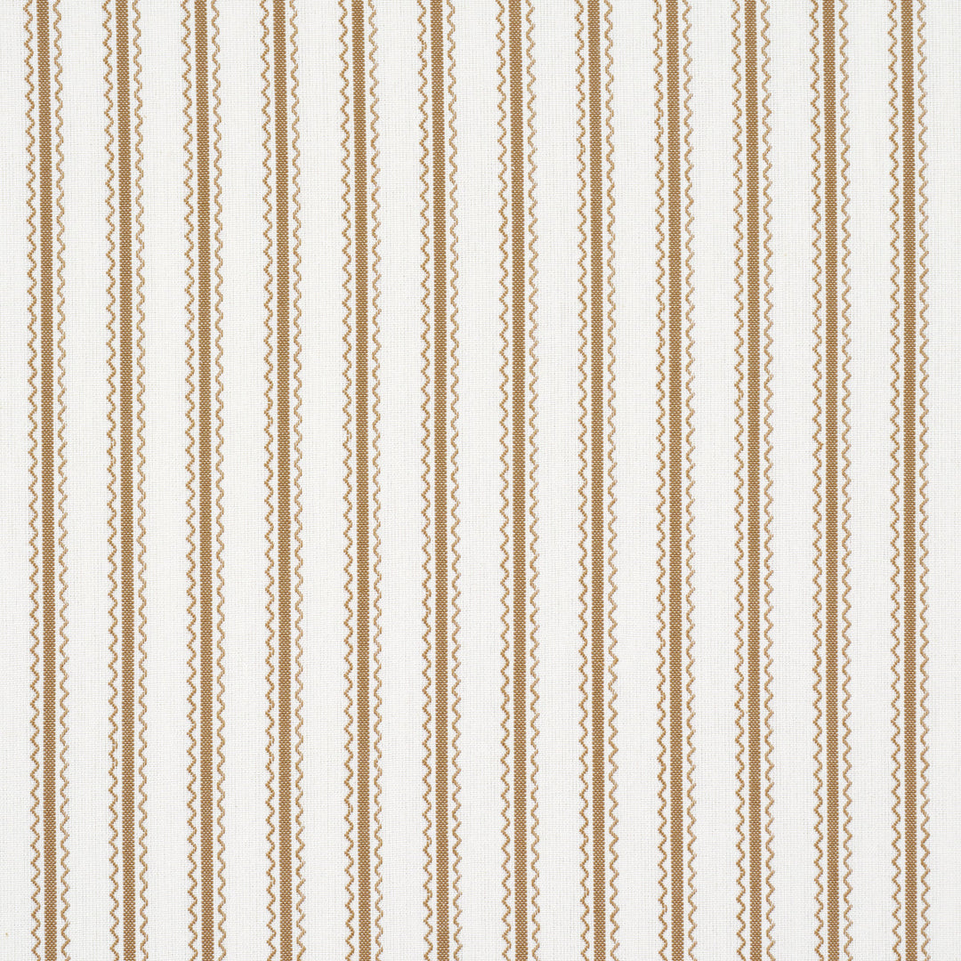 Schumacher Fabric Birdie Ticking Stripe - Neutral