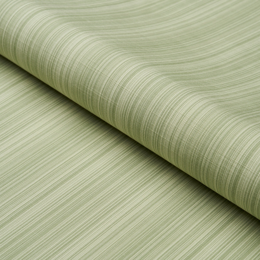 Schumacher Fabric Gracie Solid Strié - Leaf Green
