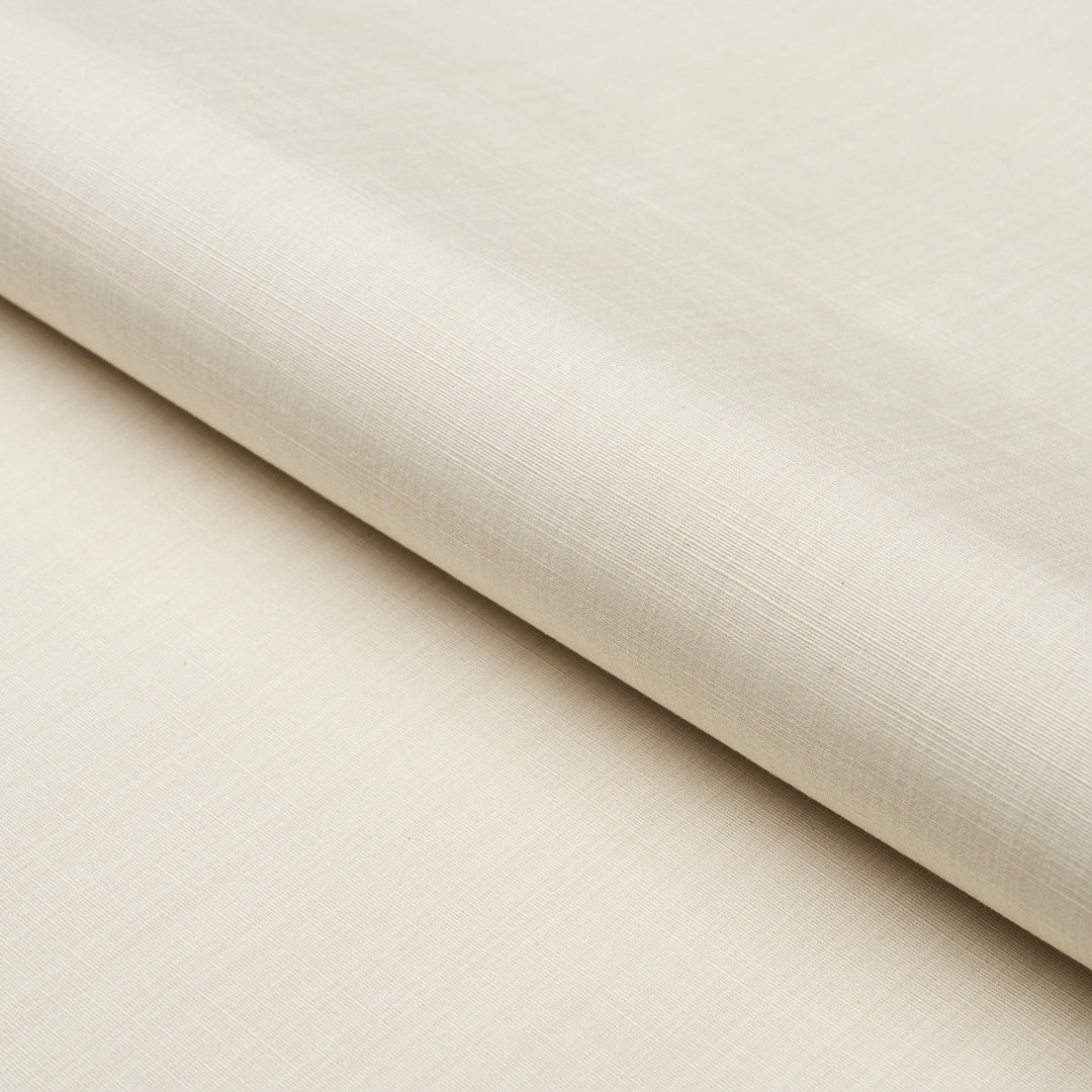 Schumacher Fabric Gracie Solid Strié - Cream