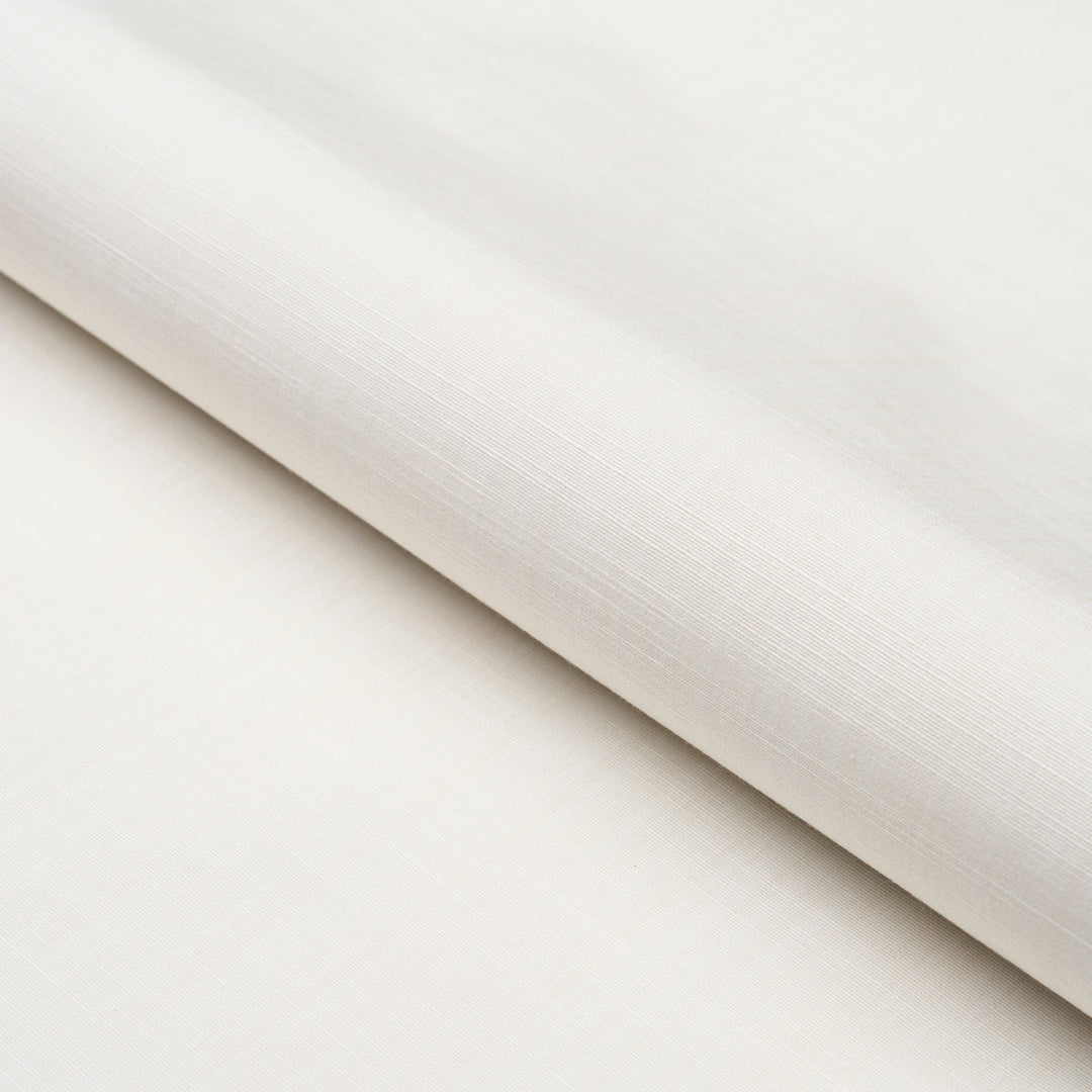 Schumacher Fabric Gracie Solid Strié - Ivory