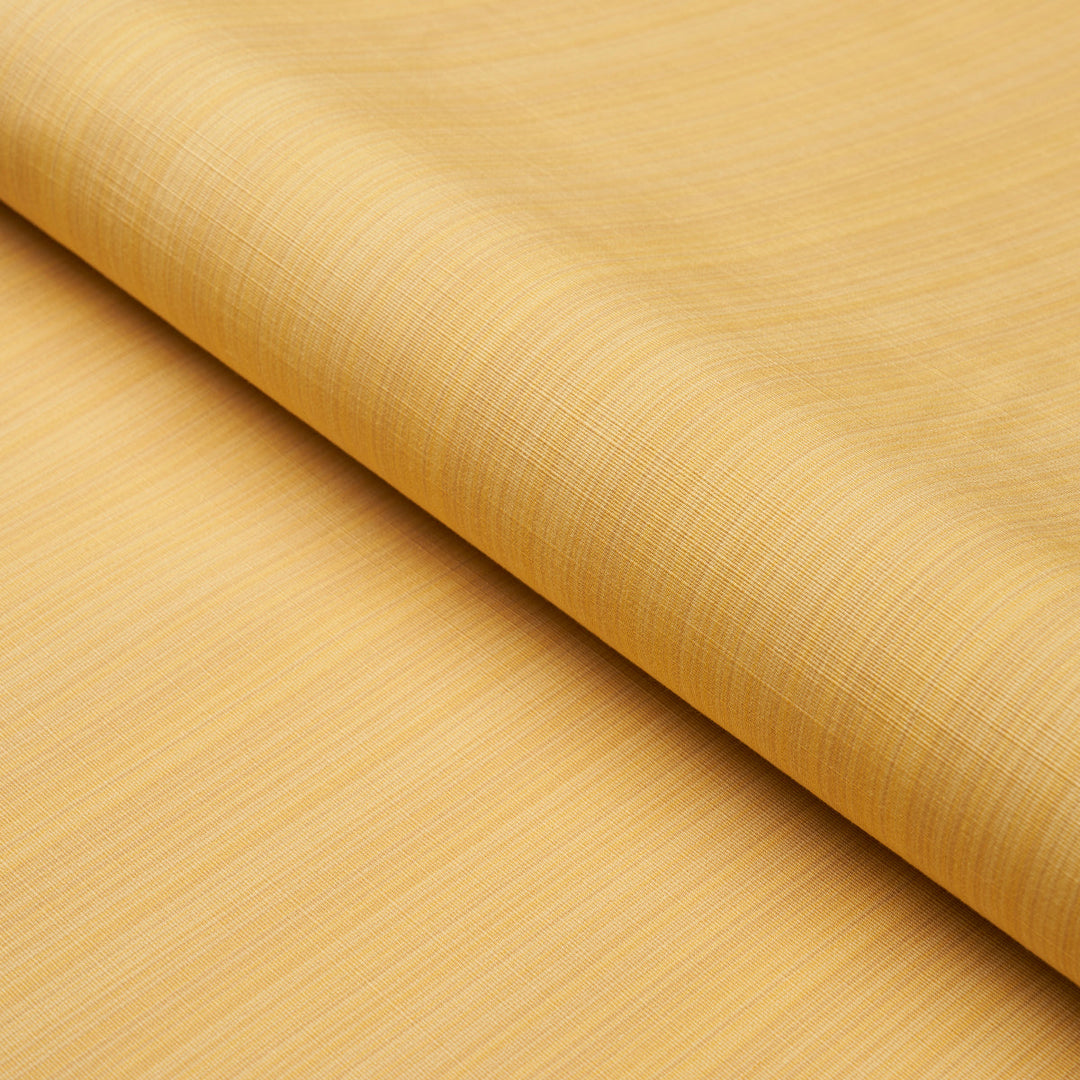 Schumacher Fabric Gracie Solid Strié - Yellow