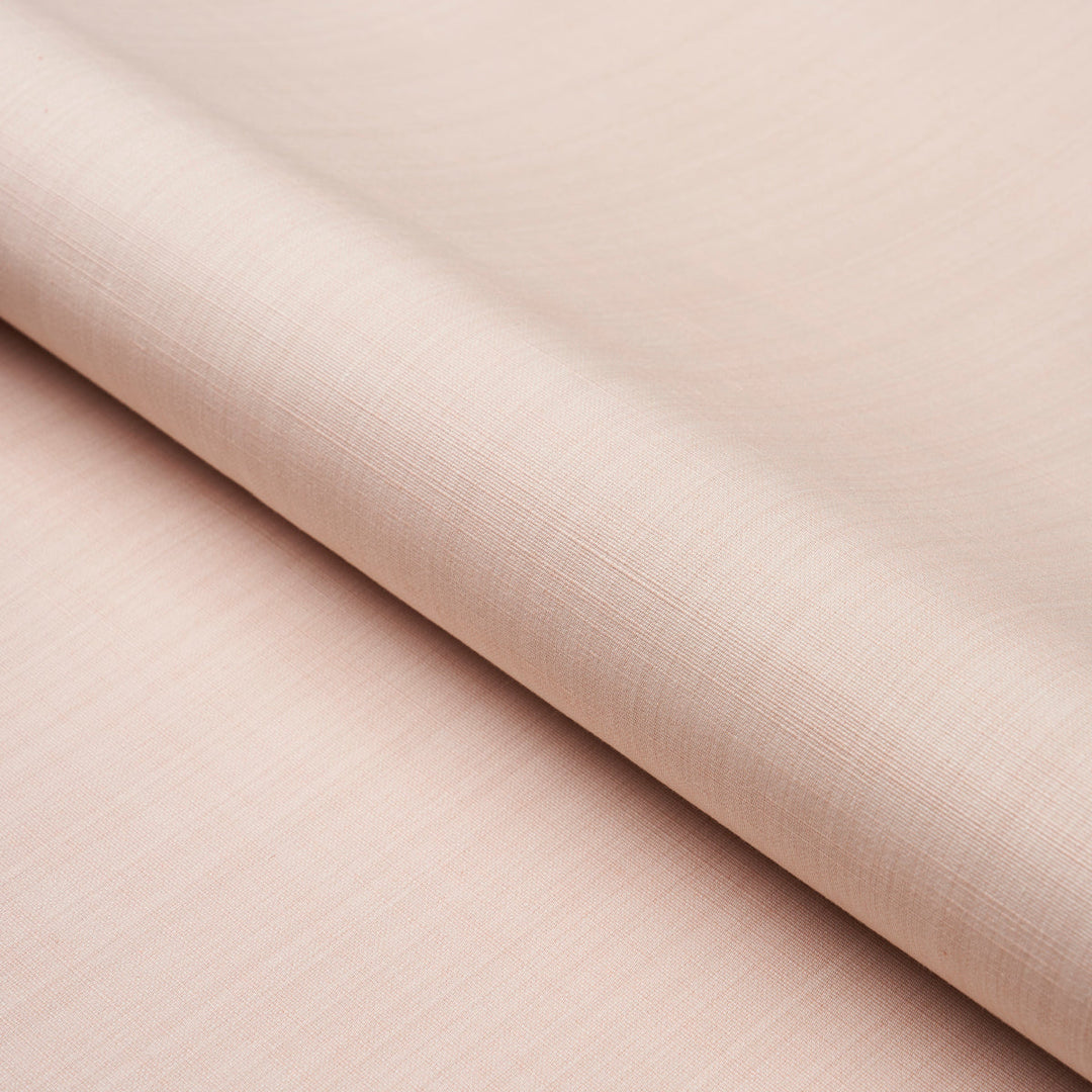 Schumacher Fabric Gracie Solid Strié - Blush