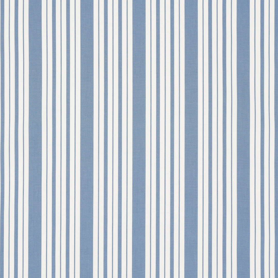 Schumacher Fabric Markie Stripe - Cobalt