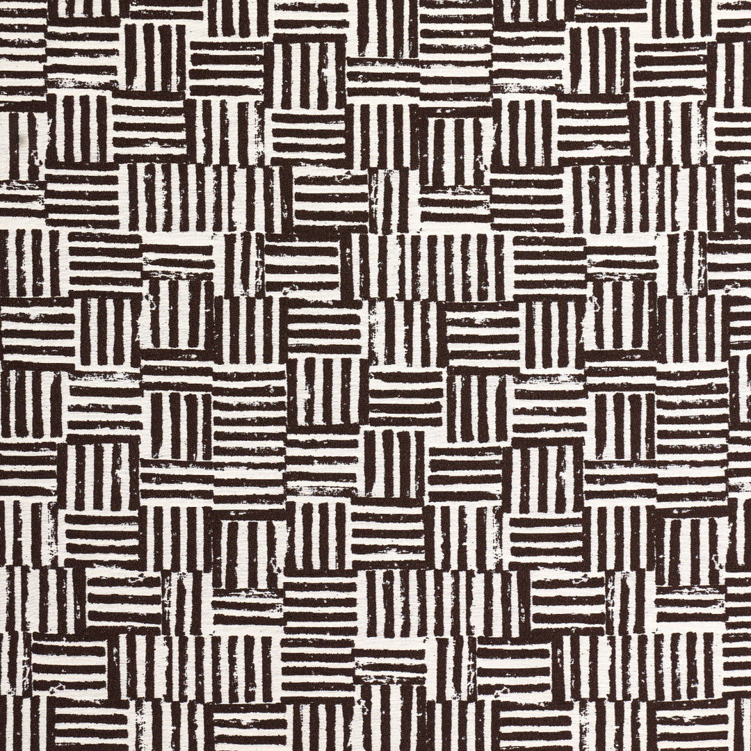 Schumacher Fabric Patchwork - Cacao